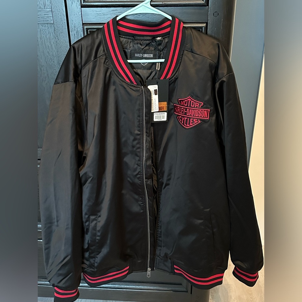 Harley-Davidson Flying Eagle Bomber Jacket, size 2x, NWT - Picture 3 of 6